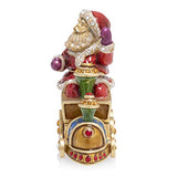 Jay Strongwater - Annual Holiday Box - 2019 Santa on a Train