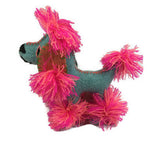Twoolies - Stuffed Colorful Wool Animal - Poodle - Medium - 8" Tall