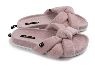 Pretty You London - Knotted Terry Slider - Pink - Large