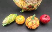Enesco - Jim Shore Heartwood Creek - "Basket of Plenty" Cornucopia Set