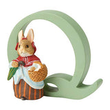 Enesco - Beatrix Potter Alphabet Figurine - 2.76" Letter Q - Mrs. Rabbit