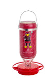 Hummer's Galore - 32 oz. Glass Hummingbird Feeder w/ UV Resistant Plastic Wrap - South Carolina