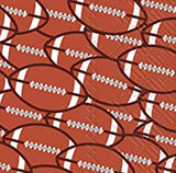 Boston International - 3-Ply 5" Cocktail Napkins 20 Count - Football