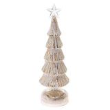 Boston International - LED Small Christmas Tree - Champagne & White