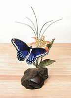 Bovano - Tabletop Sculpture - Red Spotted Purple Butterfly on Manzanita