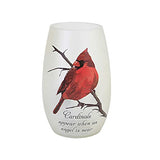 Stony Creek - Frosted Glass - 5" Lighted Vase - Angel Is Near