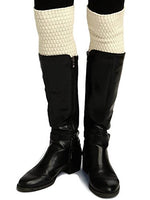 Green 3 - Women's Boot Cuffs Pair- Natural Textured
