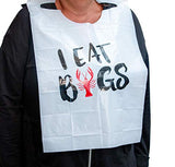 Boston International - Plastic Bibs, 8-Count - I Eat Bugs