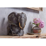 De Rosa - Elephant Bust Figurine - Black