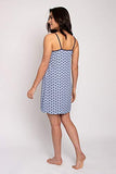 Pretty You London - EcoVero - Chemise Nightdress - Blue - Size 10-12