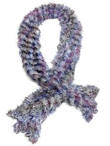 Magic Scarf - Super Soft Scarf - Multi-Colored White & Purple