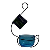 GC - Backyard Essentials - Glass Hummingbird Treat Feeder - (Blue)