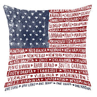 Boston International - Throw Pillow - One Flag One Nation