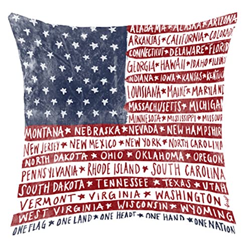 Boston International - Throw Pillow - One Flag One Nation