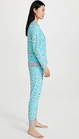 BedHead Pajamas - Women's Crew Pullover Jogger Pj Set - Happy Llamakkah - SM (US 4-6)