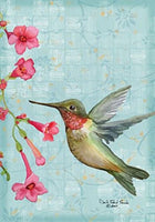 Russ Berrie - Garden Flag - Hummingbird