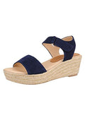 Patricia Green - Platform Espadrille - Corie - Navy - Size 9