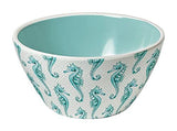 Merritt - Melamine Round Dipping Bowl - Turquoise Trellis - 5"