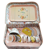Moulin Roty - 15 Piece Tin Tea Set - Les Parisiennes