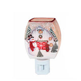Stony Creek - 4.75" Frosted Night Light - White Festive Farm