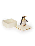 Jay Strongwater - Porcelain Box - Octavio Penguin