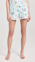 BedHead - S/S Shorty Stretch Jersey PJ Set - Beach Day - Large
