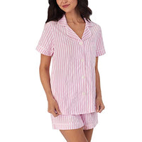 BedHead - Short Sleeve Shorty PJ Set - Pink 3D - Small
