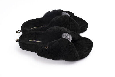 Pretty You London - Luxe Spa Sliders - Black - Large
