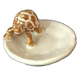 Shayne Greco - Mini Tortoise Plate - White