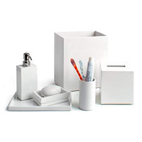 Jonathan Adler - Tissue Box Holder - White Lacquer