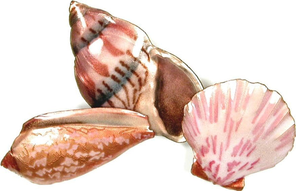 Bovano - Wall Sculpture - 3 Sea Shells