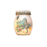 Stony Creek - Frosted Glass - 3" Lighted Vase - Sattwater Shores - Seahorse