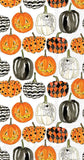 IHR Ideal Home Range Dinner Napkins Disposable 3-Ply Paper Hand Towels, 8.5" x 4.5", Pumpkin Pattern, 16-Count