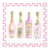 Boston International - 3-Ply 5" Cocktail Napkins 20 Count - Champagne