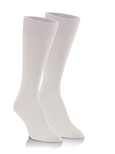 World's Softest Socks - Everyday Collection - Trouser Pair - White - Large