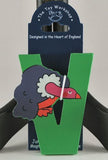 The Toy Workshop - Magnetic Jungle Alphabet Letter - Green "V" - Vulture