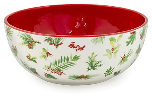 Boston International - Ceramic Serving Bowl - Peace Tree