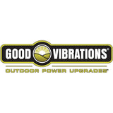 Good Vibrations Wheelies Nitro Series - Riding Lawn Mower Tractor & Golf Cart Wheel Covers - Snap Fit to The Rim - 8 inch Diameter (Black) / 2pk