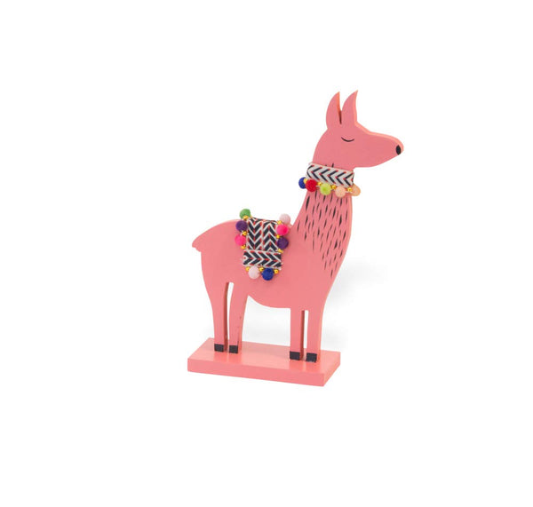 Boston International - 7" Shelf Sitter - Felicia The Pink Llama