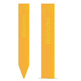 Cazador-del-sol - 20'' Inspirational Sign - Welcome Yellow