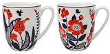 McIntosh Trading - Set of 2 Mugs - Scandinavian Flowers