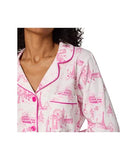 BedHead - Stretch L/S Pajama Set - Pink Jet Setter - Small