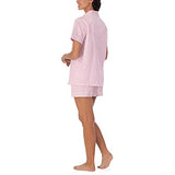 BedHead - Short Sleeve Shorty PJ Set - Pink 3D - Large