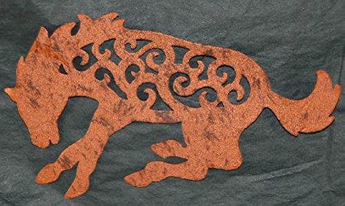 Encore - Patio Screen Saver - Rustic Brown Bucking Horse