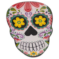 Boston International - 8"x5.5" Ceramic Plate - No Vida Cantina Day of the Dead