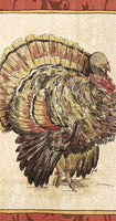 Boston International - Paper Guest Towel 16 Count - Painterly Turkey