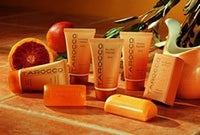 Cali Cosmetics - Tarocco - Sicilian Red Orange - Travel Bag Gift Set of 6