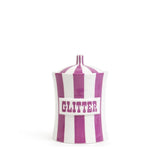 Jonathan Adler - Canister - Vice - Glitter - Purple/White