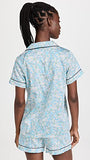 BedHead - Short Sleeve Shorty PJ Set - Sunny Lilacs - X-Large