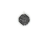 Wax Insignia - Seal Charm - Silver Plated - V